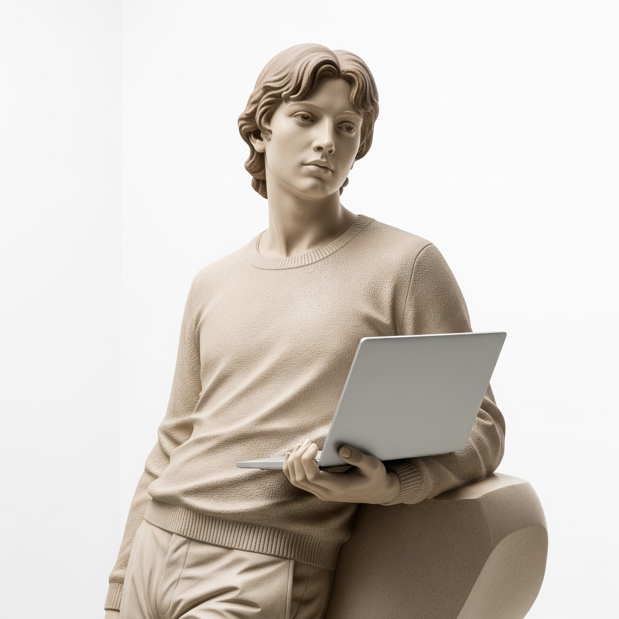 Students networking at an event